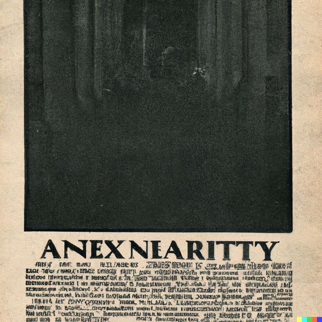 a representation of anxiety, front page of The New York Times, 1910